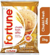 Fortune Chakki Fresh Atta, 5Kg